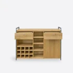 Industrialny barek na alkohol - drewno naturalne