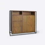 Industrialna komoda loft - stare drewno