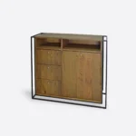 Industrialna komoda loft - stare drewno