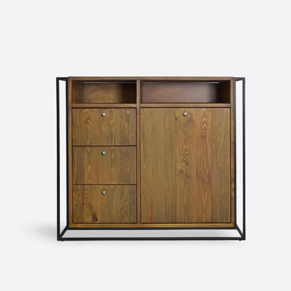 Industrialna komoda loft - stare drewno