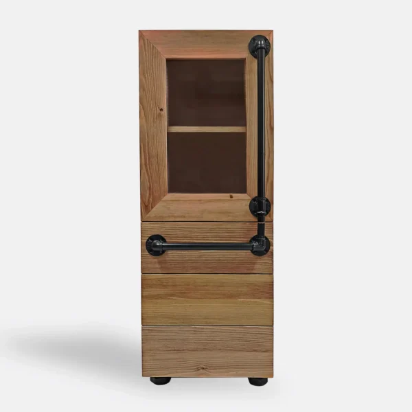 Witryna słupek z metalowym uchwytem DENAR