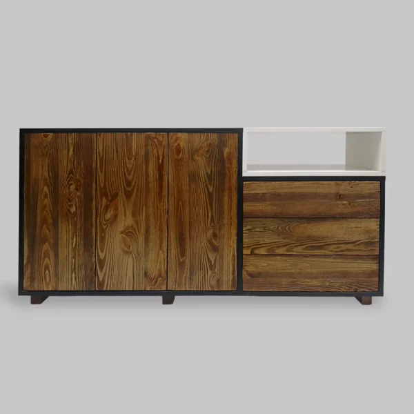 Nowoczesna komoda drewniana do salonu i sypialni BERGEN I