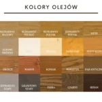 Próbki drewna - Próbniki kolorów drewna - OLEJ