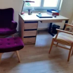 biurko dębowe CAMERON z szufladami (1)