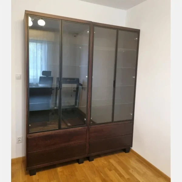 Witryny DELIO lakier rustykalny - realizacja