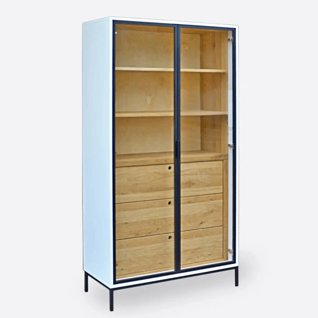 Witryna biała do salonu CARLA II