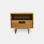 Szafka nocna industrialna z szufladą i półką WALT