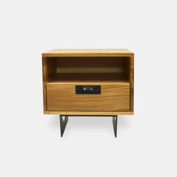 Szafka nocna industrialna z szufladą i półką WALT