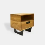 Szafka nocna industrialna z szufladą i półką WALT