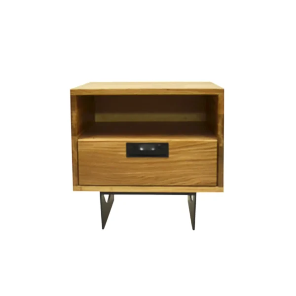 Szafka nocna industrialna z szufladą i półką WALT