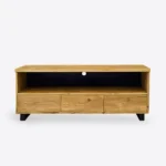 Szafka RTV dębowa z szufladami DELIO I