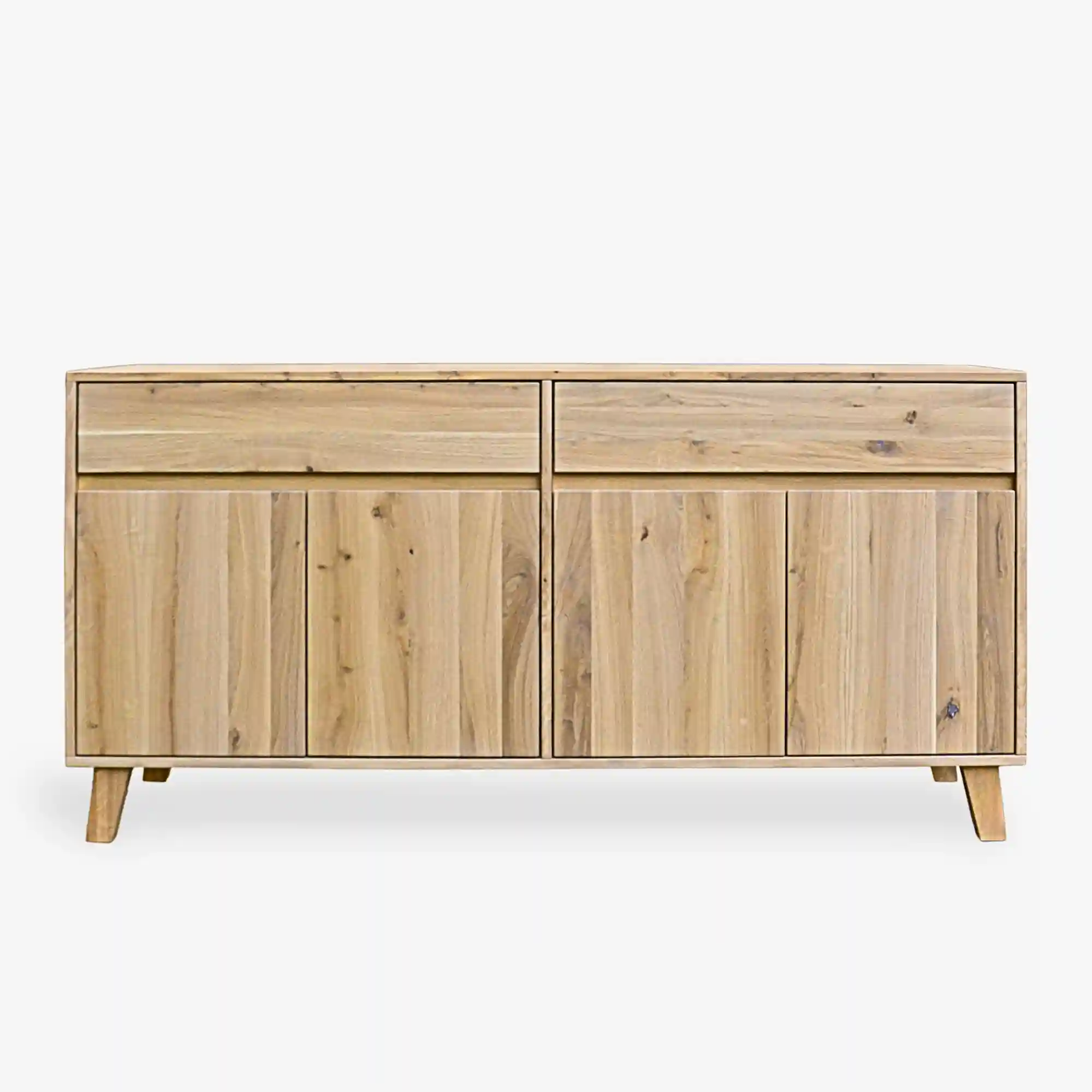 komoda dębowa nowoczesna NESS I (1) Nowoczesna komoda drewniana do salonu NESS I