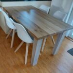 Drewniany stół dębowy do jadalni BIANCO