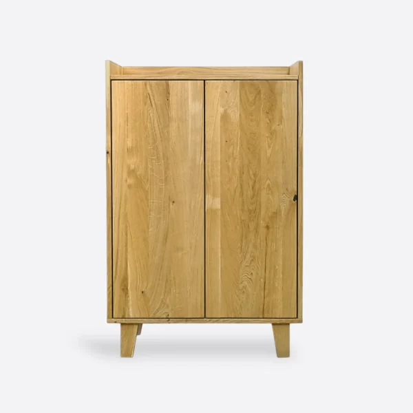 Dębowy barek na alkohole do salonu gabinetu NESS