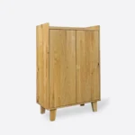 Dębowy barek na alkohole do salonu gabinetu NESS