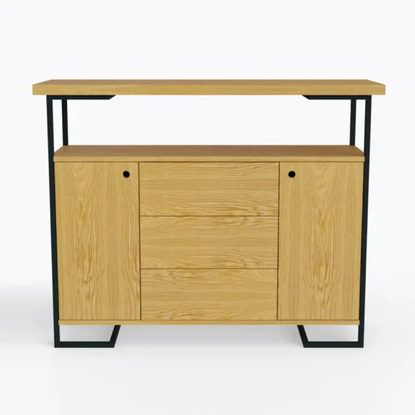 Drewniana komoda z litego drewna do salonu sypialni OLIMPIA