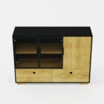 Drewniana komoda do salonu jadalni CARLA