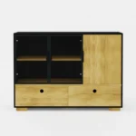 Drewniana komoda do salonu jadalni CARLA