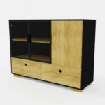 Drewniana komoda do salonu jadalni CARLA