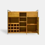 Industrialny barek na alkohole z drewna