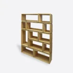 Dębowy regał na książki do gabinetu LIVO