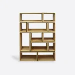 Dębowy regał na książki do gabinetu LIVO