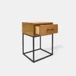 Szafka nocna z litego drewna loft do sypialni MERIS