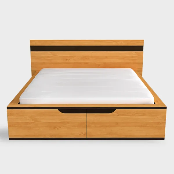 Łóżko z litego drewna do sypialni LAGOS