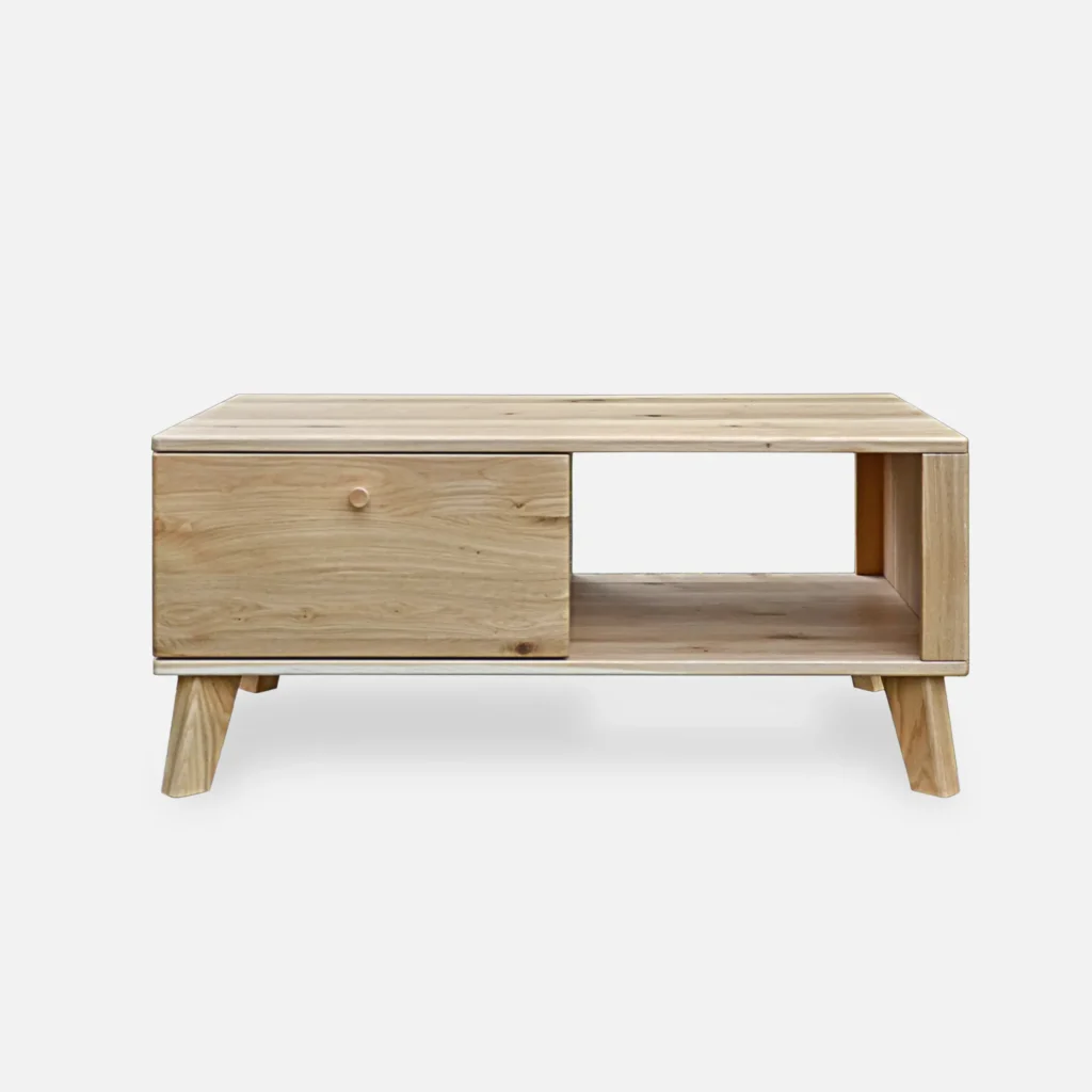 Stolik kawowy z litego drewna NESS