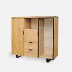 drewniany barek na alkohole na nóżkach DELIO II (5)